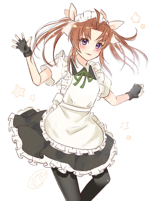 #無言でメイドさんをあげる見た人もやる #艦これ 