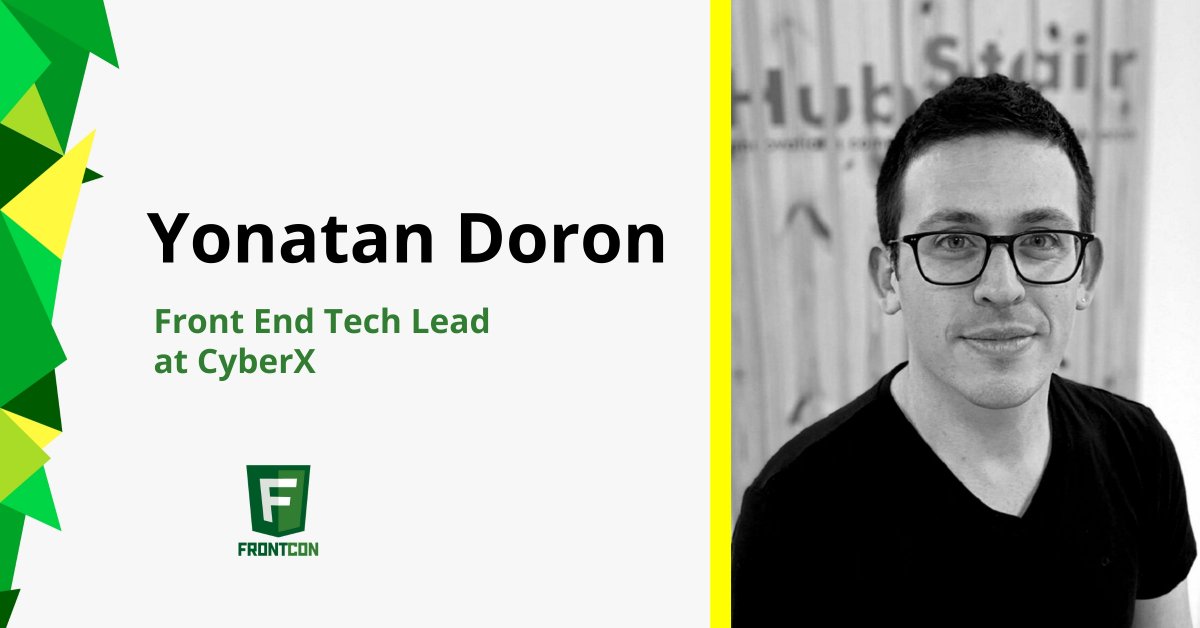 Yonatan Doron <a href="/jodoron/">Yonatan Doron</a> is a Frontend Tech Lead at CyberX with a passion for user-centric frontend development. In his talk on FrontCon, he'll introduce microinteractions and show concrete ways to understand and use them to create compelling interfaces.
2020.frontcon.com/speaker/yonata…