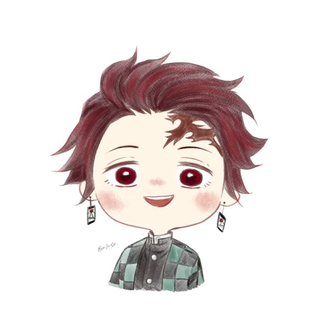 汐那さんがTwitterに投稿した竈門炭治郎(鬼滅の刃)のイラスト。