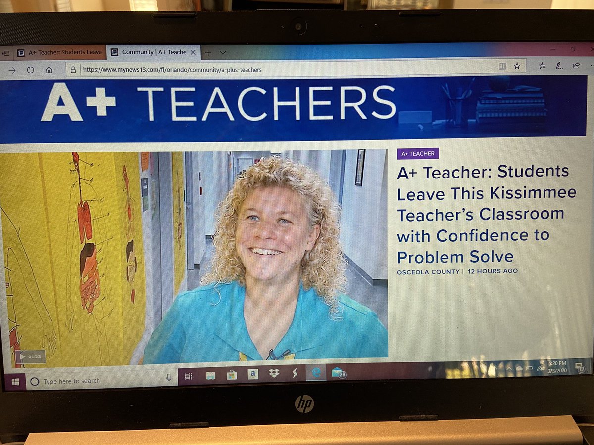 Look who made A+ teacher in Florida! I am so excited!