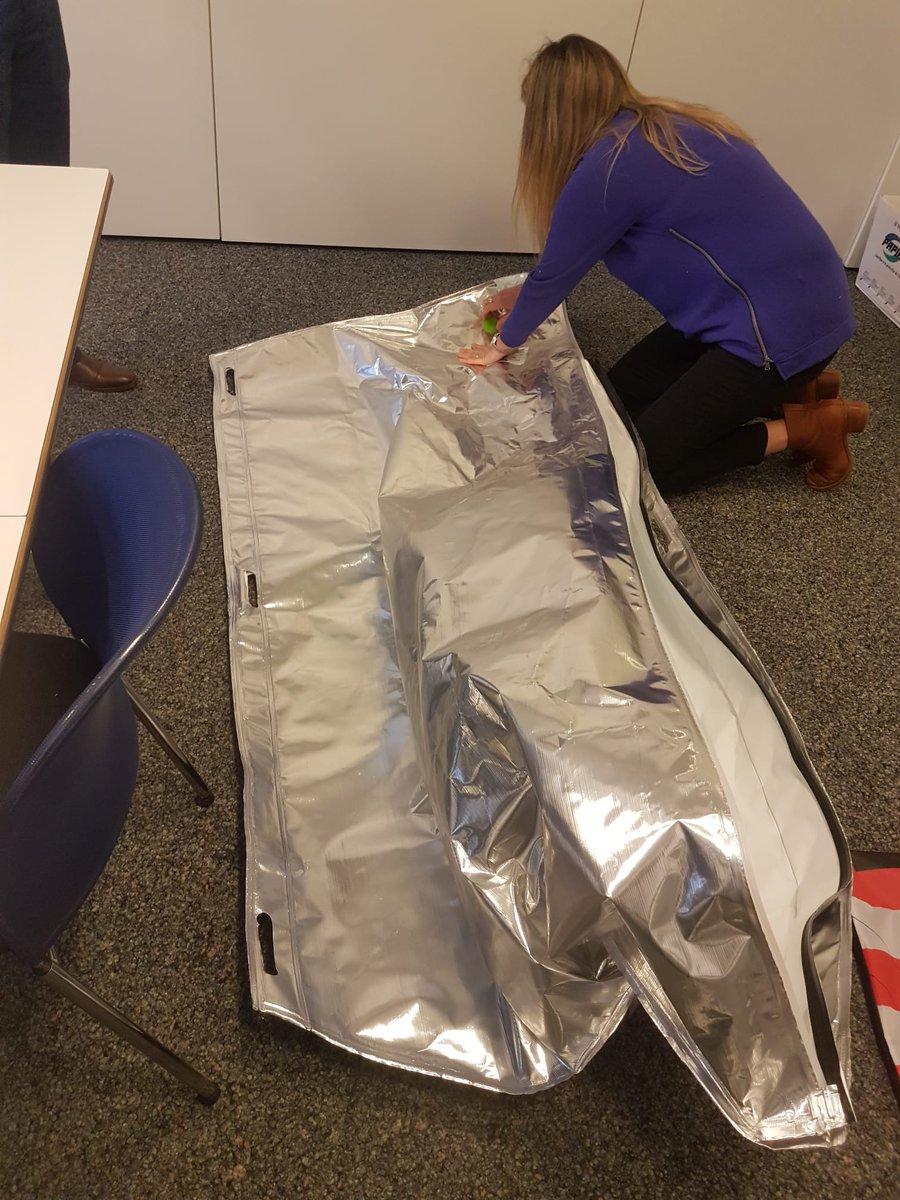 SSRAssociation's tweet photo. Morning of User Acceptance Test with @ICRC was all about handling of #BetterBodyBags - afternoon will continue with discussions and feedback from forensic experts #THEPort2014 @theportatcern @The_HIF @HScienceAdvisor https://t.co/7SvI7OtOrI