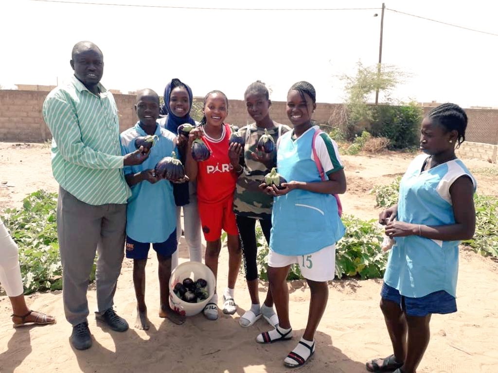endaenergylinks's tweet photo. La toute première récolte des élèves du #ClubEnvironnement du CEM Malicounda. Nous leur avons installé un #JardinEcole dans le cadre de notre Programme de Bonne Gouvernance Écologique dans l'Entente Intercommunale de la Petite Cote.
Programme soutenu par @UEauSenegal
#MbalitNaSet https://t.co/CeuOzFFHyO