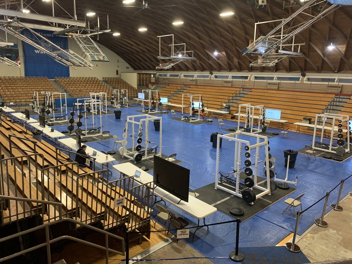 WardogFootball's tweet photo. Almost go time for the 2020 East JH State Powerlifting meet hosted at the Dog Dome in Miami!  
@OFBCA_Plifting https://t.co/ajiBtggCQv
