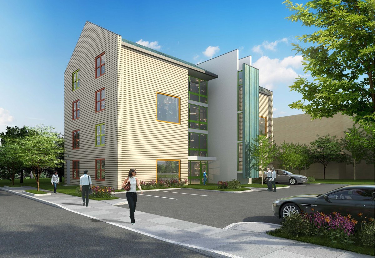 landowarchitect's tweet photo. Groundbreaking has taken place for #CentralTownhouse on the campus of Central Assisted Living. Landow and Landow Architects previously designed a modernization for the campus' main building. #LandowandLandowArchitects #EastmanCookeConstruction #AssistedLiving https://t.co/SWi3f84eYT