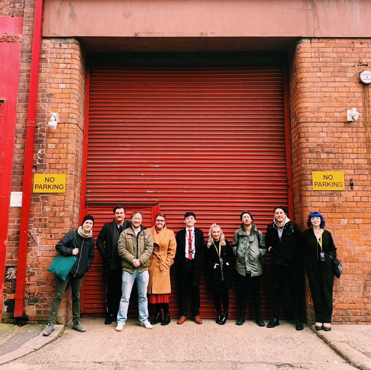 Some of team Ok?! Checking out the telegraph building ahead of the show! Don’t forget tickets are on sale now!