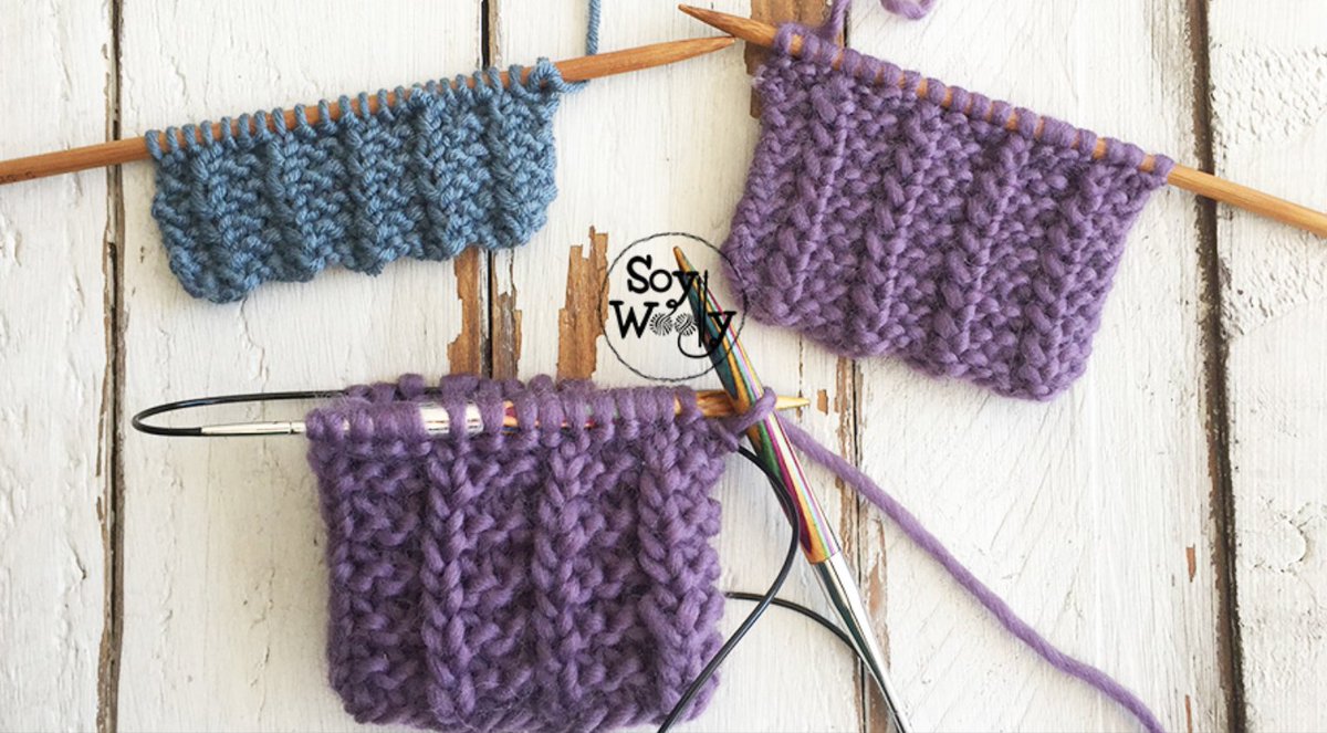 soywoolly's tweet photo. Una puntada reversible y súper fácil, tejida con agujas circulares: sólo 2 vueltas, combinando derecho y revés, perfecta para tejer gorros, mitones y cuellos en #dosagujas
https://t.co/TlZQvdFXSr #soywoolly #tutorialtejer #patronesdetricotenespañol https://t.co/5XsEOogYtw