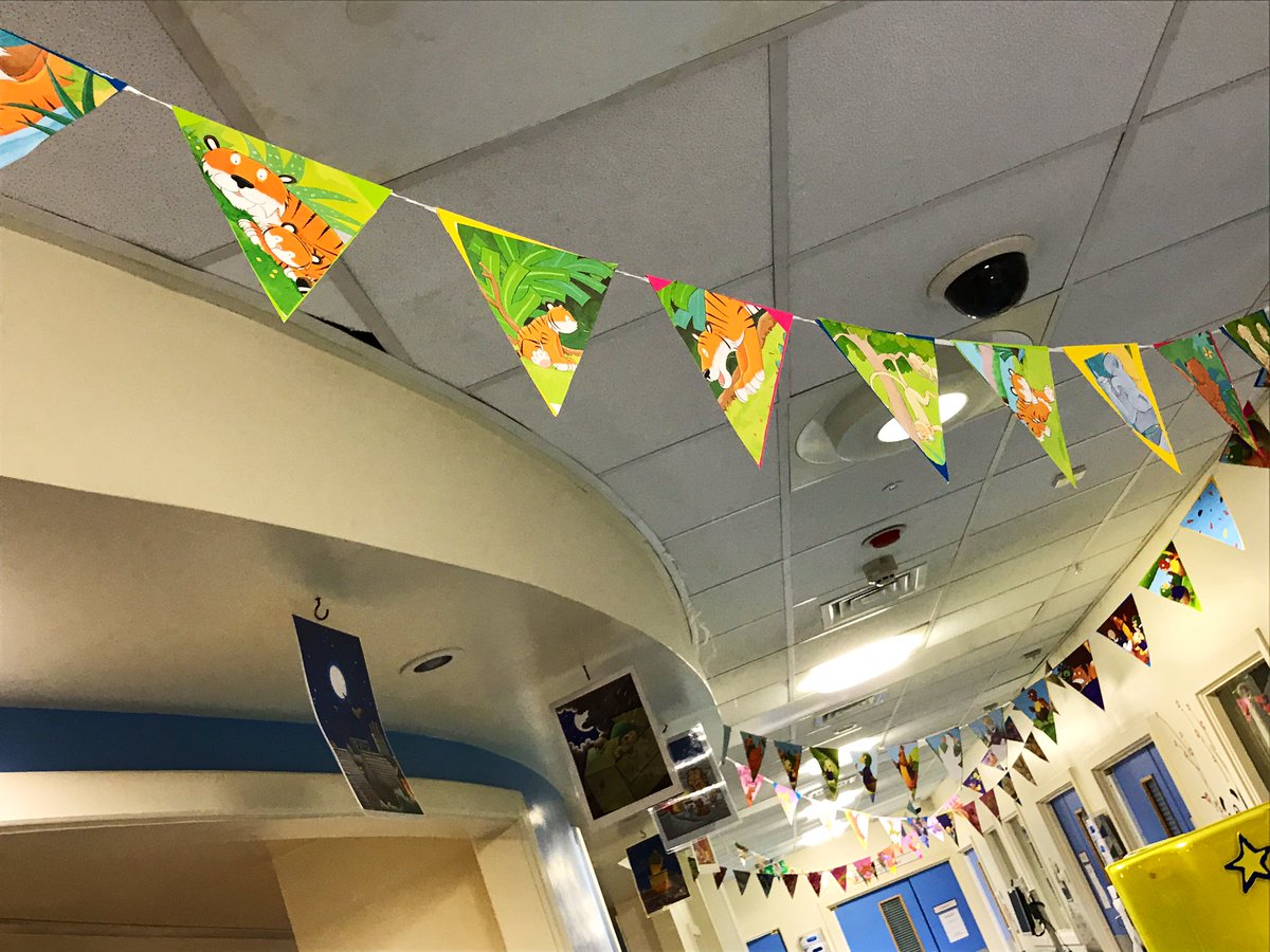 panda_unit's tweet photo. Celebrating #WorldBookDay2020 with our bunting made from books 📚lots of #storytelling on the #PANDAUnit this week 📚 https://t.co/FK0suL1Alr