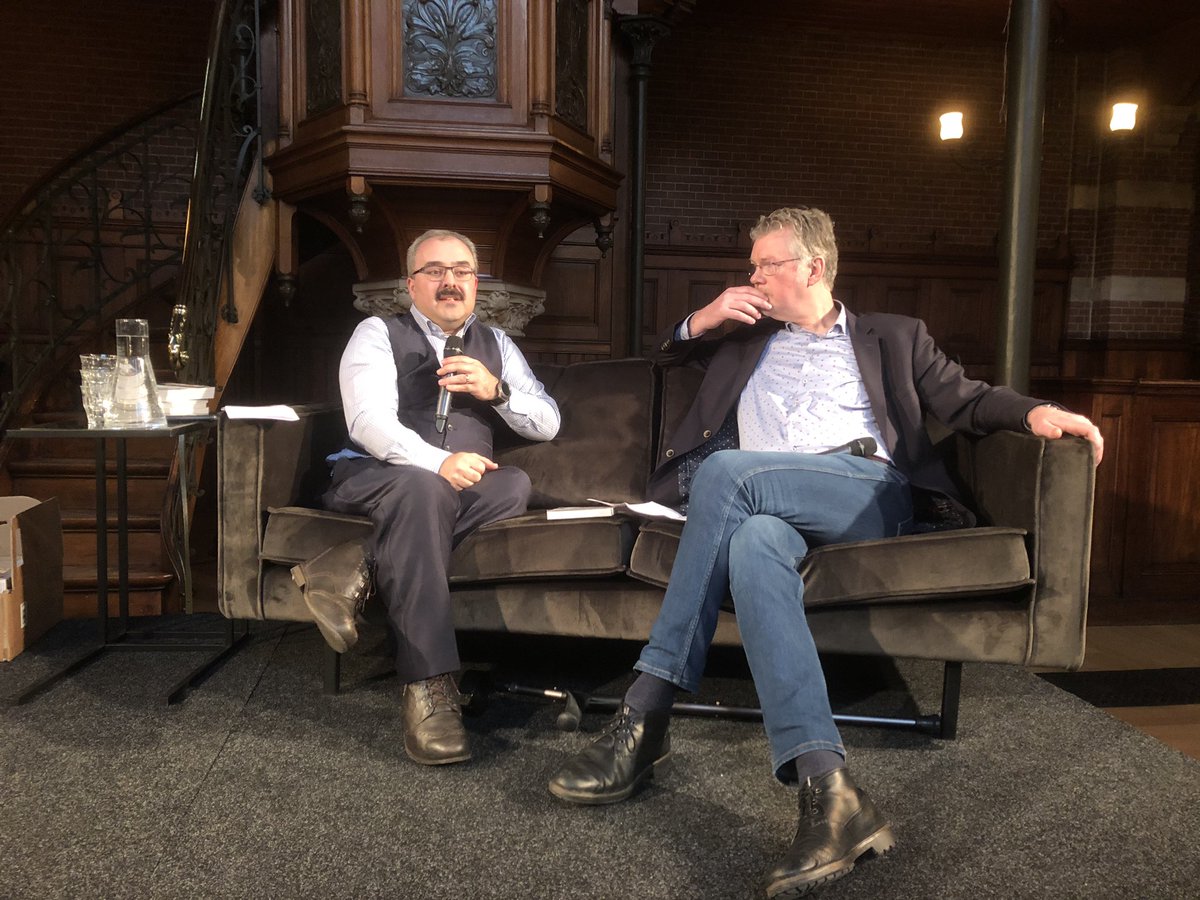 CemileSezer's tweet photo. Kenniscarrousel met @EnisOdaci en Herman Koester! Hun boek #Spiegelreis werd verkozen
tot het tweede beste #religieboek van 2019.  
@flamkharrat @InfoAccr https://t.co/90mvuoBkO0