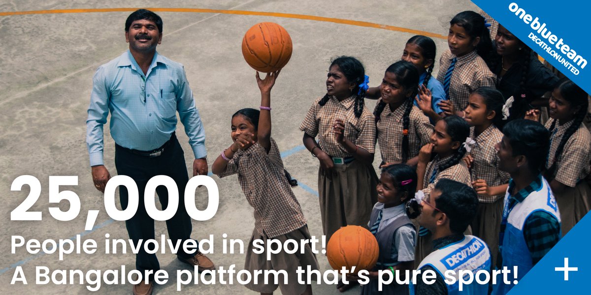 DecathlonMedia's tweet photo. In just four months, and in Bangalore alone, 25,000 people have signed up to the AllForSport platform, which is also open to Decathlon partners.

Link: https://t.co/nCLrnZ3e1g

#2019AtAGlance #PeopleAndPlanetFirst #DecathlonUnited #OneBlueTeam @Decathlon_India @AllforsportsC https://t.co/KNg8o2izui