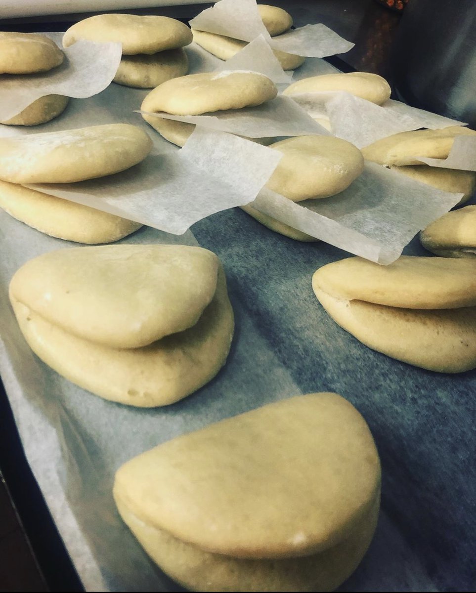 DobsonParnell's tweet photo. It's been a while - our sourdough baos with crispy chicken wing, black garlic and last year's fermented turnip featured on our Tasting Menu. Who wants to try these? 👨‍🍳 https://t.co/cHAY8IJLXq #Thursdaymotivation #NEfoodbloggers https://t.co/WVZEbkGHZZ