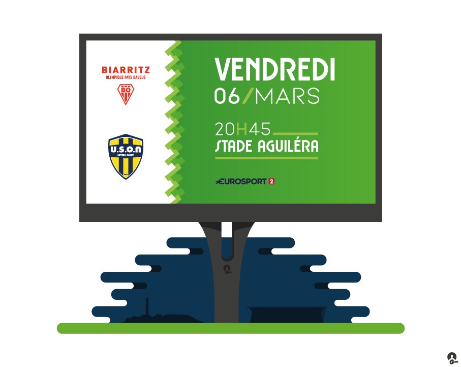Match entre le <a href="/BOPBweb/">BOPBweb</a> face à l'<a href="/usonneversrugby/">USON NEVERS RUGBY</a> #PROD2 J23