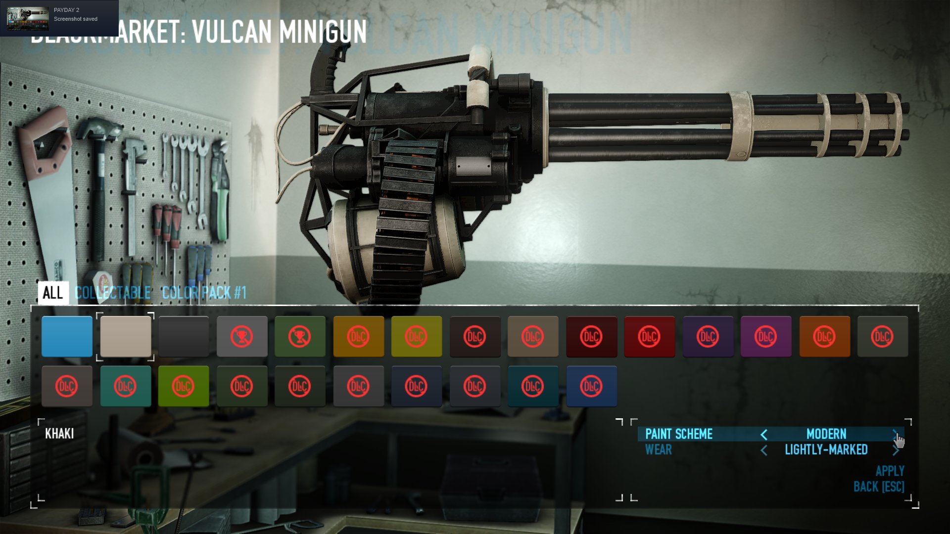 Payday 2 vulcan minigun hot sale