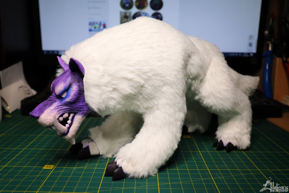Panteriusa's tweet photo. Gara. 
Now I'm starting to like him! Now I have to cut it and paint it.
patreon/panterius
#panterius #Gara #handmade #toy #polymerclay #wow #warcraft #worldofwarcraft #wip #pet #toys #wolf #purple #hunter #hunterpet https://t.co/YkBSd19tgZ