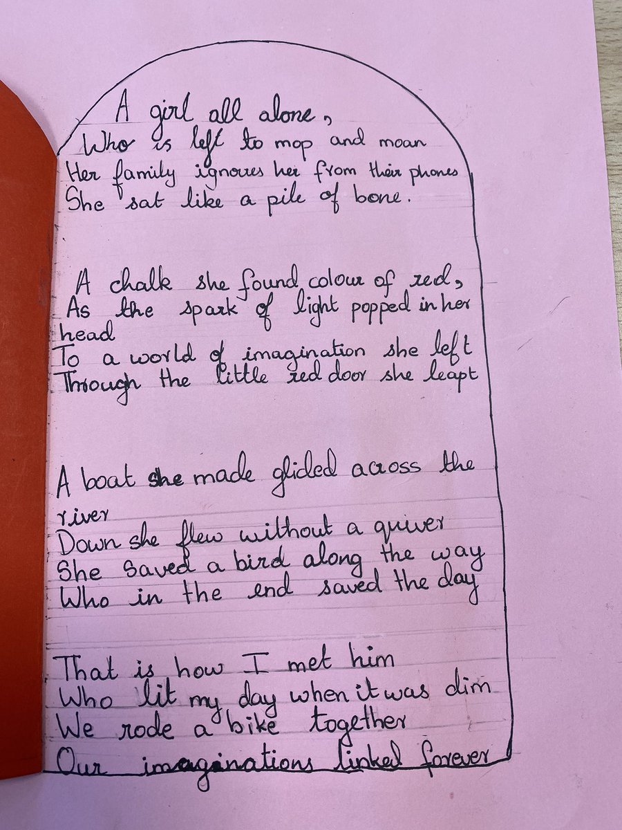 EnglishGfs's tweet photo. Y6 view a video and express the story through a beautiful poem...Journey by Aaron Becker @GFS_Curriculum @MandyHerron_GFS @jevans_gfs @JohnStapley_GFS @matthewGFS1 @foley161 @gem_watsonGFS @GEMSFounders https://t.co/HlgBmCpVFr