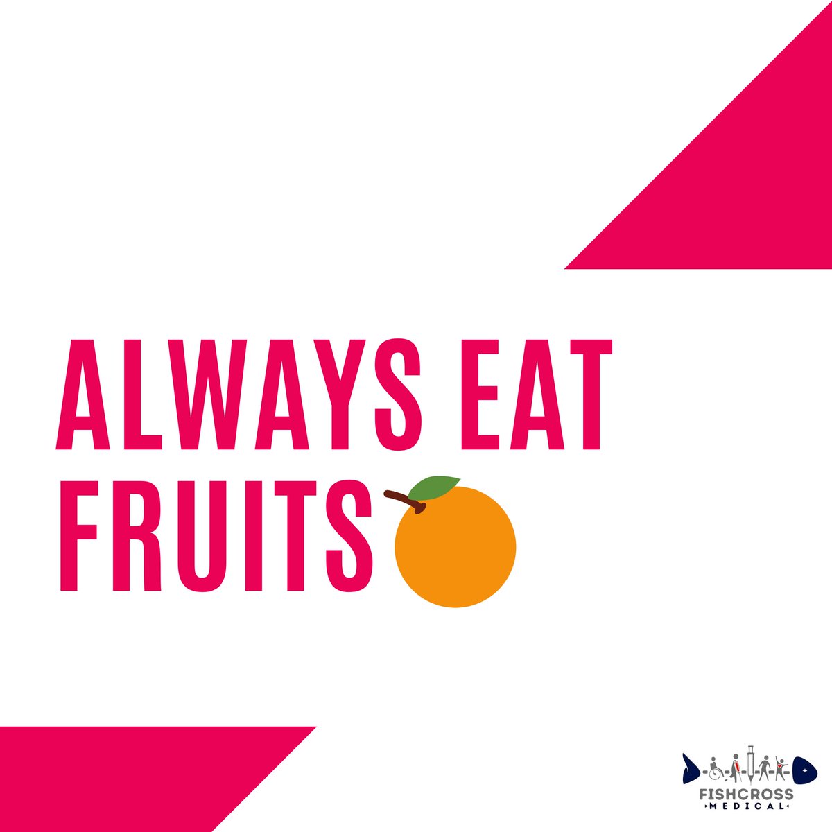 FishcrossMed's tweet photo. Eating more fruit is an excellent way to improve overall health and reduce the risk of disease
Cc: @aproko_doctor
#FishCroshMedical #EatAFruit #healthylifestyle #healthy #Healthythreads #healthcare #HealthStream #hospital #Hospitality #Medic #Medical #MedicareForAll https://t.co/6jpwkP0Fdt
