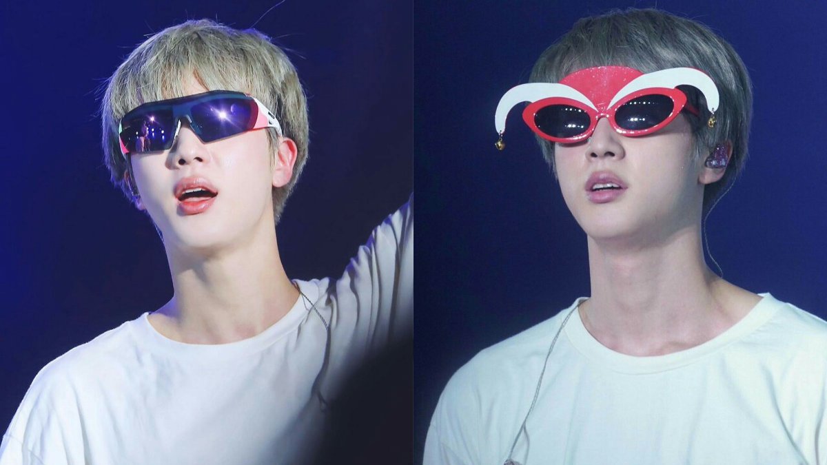 RJSeokjinnie's tweet photo. Jin with glasses appreciation tweet https://t.co/IH9KyKLG19