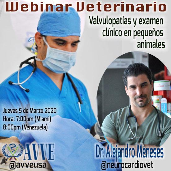 Servegan's tweet photo. Invitados hoy al webinar organizado por @avveusa Tema: Valvulopatias y examen clínico en pequeños animales, Dr. Alejandro Meneses 
Hora 8:00 PM (Vzla) Miami 7:00 PM
con la Aplicación: Zoom
meeting ID: 6388269985 
contraseña: 2019 
Dale RT #Veterinaria #Webinar #charlaonline https://t.co/kxpuCfprRw