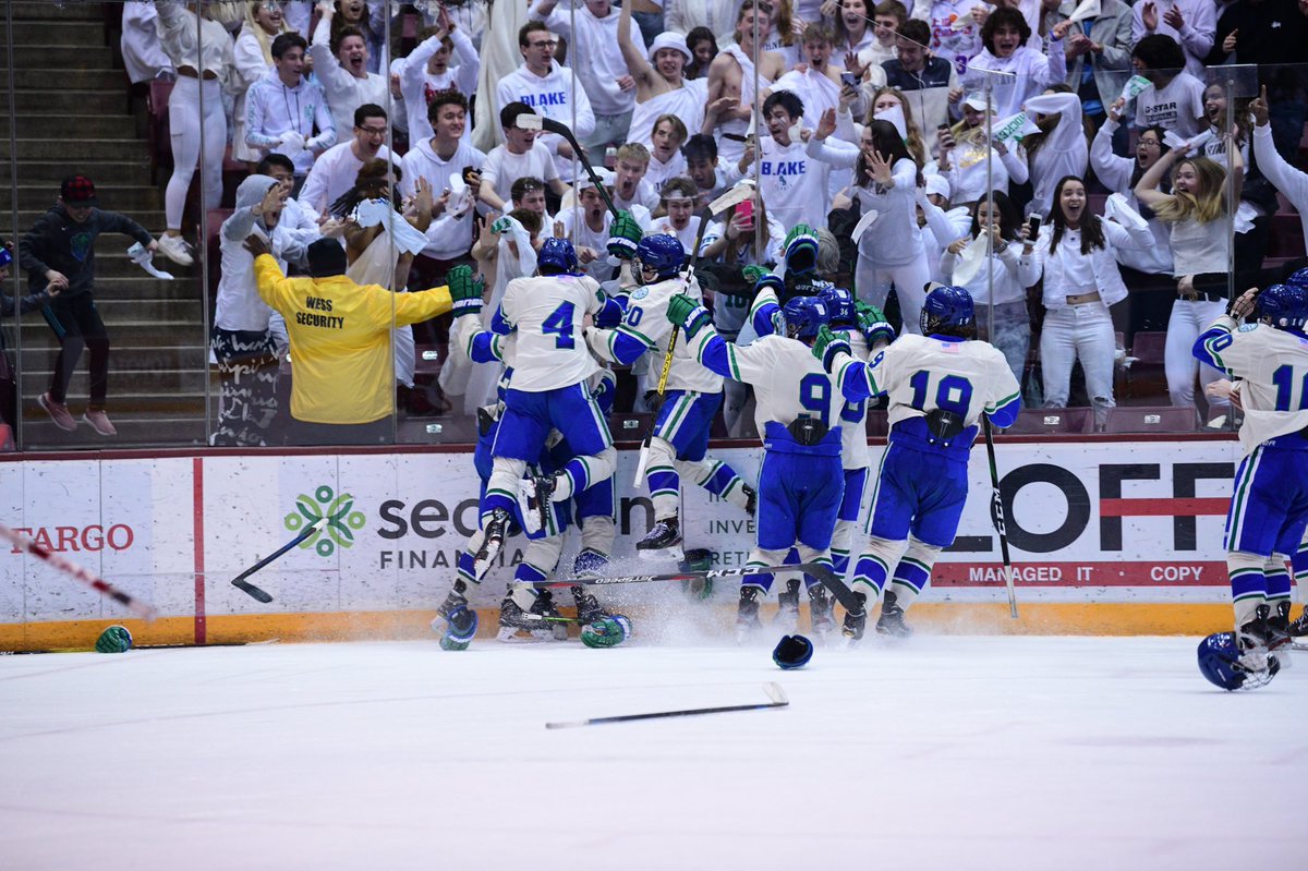 The wait is over! The Tourney is here! Game day vs the Maple Grove Crimson. If you can’t make it to the X to cheer on the Bears, watch on Channel 45. GO BEARS!!!! <a href="/SportsatBlake/">Sports at Blake</a> <a href="/LifeatBlake/">The Blake School</a> <a href="/SuperfanBlake/">Blake Super Fans</a> #PawsUpClawsOut