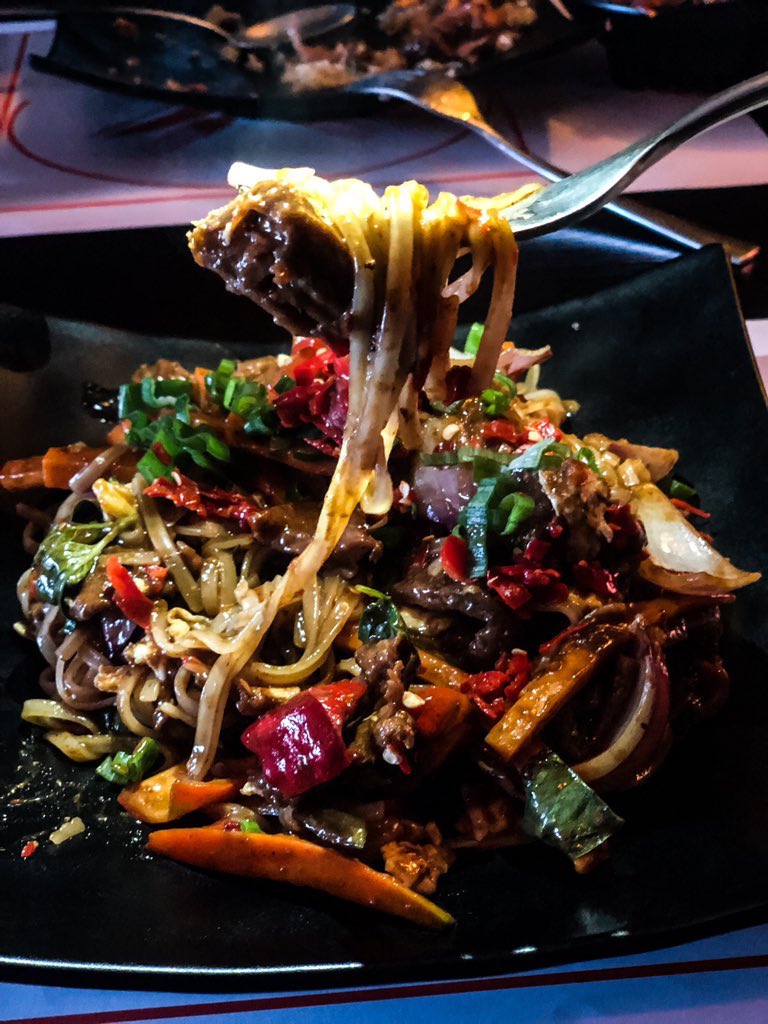 Chi Thai Revolution15 Rhine St. Maitama. AbujaSpecial Fried Rice N2500China Wok Chilli Beef N3800Spicy Noodles N3000Question is , “pam where can i get great chinese in abuja”Answer: Here.Full Review & Menu on IG : Pamsfoodtour