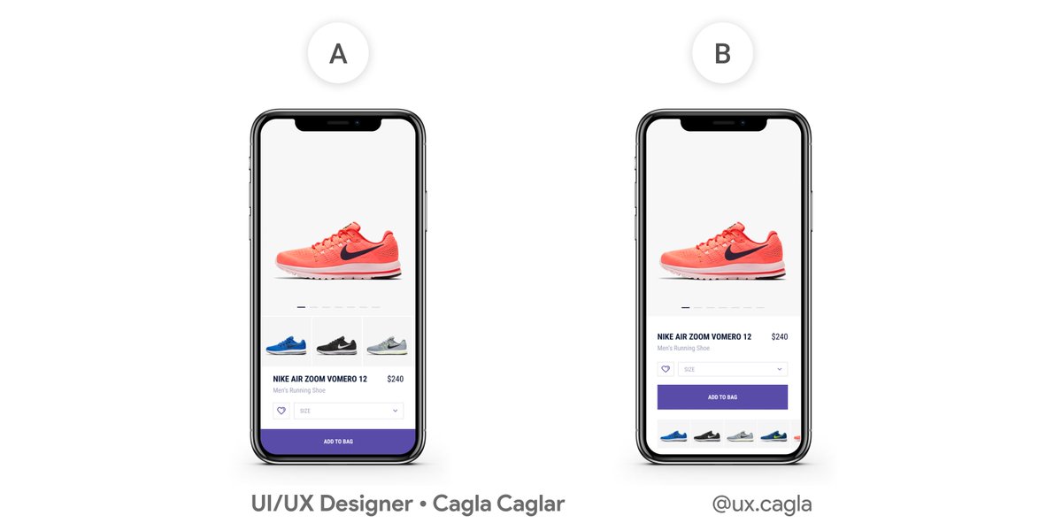 uxcagla's tweet image. A or B?👀
⠀
#uxdesigntips #uidesigntips #interfacedesign #learnui #learnux #instaui #designtips #ux #uitips #uxtips