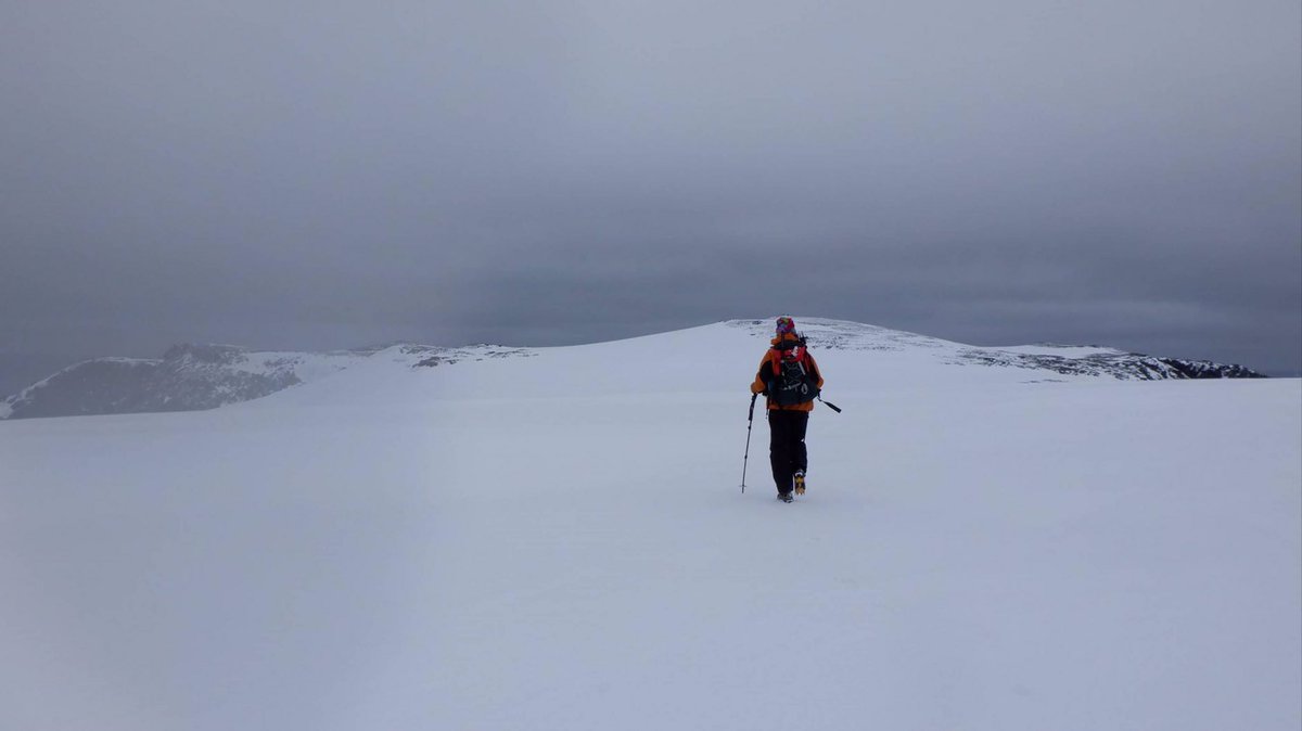 Becky_Science's tweet photo. As of yesterday we’ve finished our training here on #SignyIsland, with our latest session about ice and snow work ❄️ As part of our training we’ve had chance to familiarise ourselves with the island and now we’re ready to get sampling! 🧪 @BAS_News https://t.co/4pl01fXnnS
