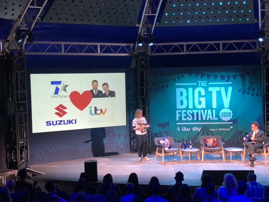 the7stars's tweet photo. At #thebigtvfest the crowd have just learnt all about our IPA Effectiveness Gold winning work - #suzukisaturdays! #ipaeffectiveness @ITV @antanddec @SuzukiCarsUK 🚘 https://t.co/sTwfW2C8zM