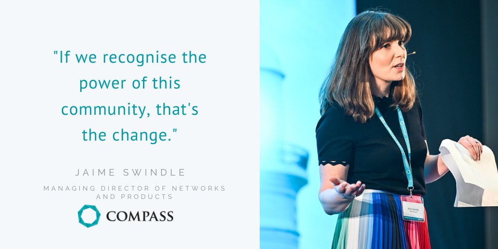 compassbrokers's tweet photo. At the #CompassConf2020, Managing Directors of Network and Products, @jaimeswindle asks delegates at the #CompassConf2020, "tell me what we can do together, because that's the change." 

#ContinuityThroughChange https://t.co/2ZjsRgds41