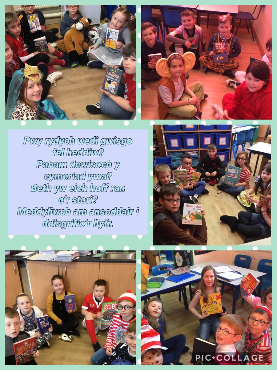 YsgolGwenllian's tweet photo. Blwyddyn 3 a 4 yn trafod eu hoff lyfrau gyda’i gilydd
Years 3 & 4 discussing their favourite books amongst each other
@Diwrnodyllyfr @WorldBookDayUK #DiwrnodYLlyfr #llyth https://t.co/7eMWj95bM6