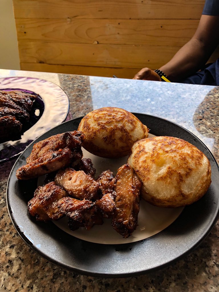 Grills 1014 Agadez st, wuse 2AbujaMasa (with minced meat)- N180Chilli wings- N500Barbecue wings - N500Smoked Lamb rice- N2500Zobo- N500————When the food is cheap and actually tastes good! Full review on IG: Pamsfoodtour