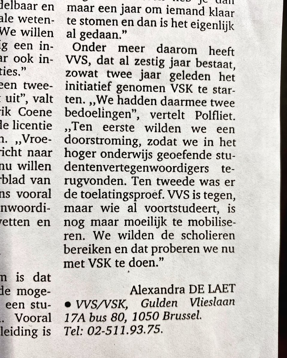 Vlaamse Scholierenkoepel tweet media