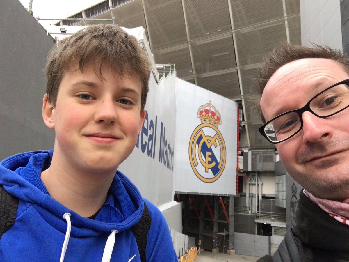 JAC_Library's tweet photo. Been to @realmadriden’s amazing stadium today! Absolutely awe inspiring! @jmeturner @JACMFL @JaneAusten_Coll #FootballRocks https://t.co/ZEvJf9LTTL