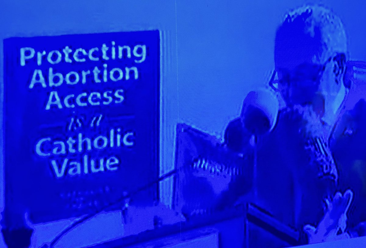 curtis_stephan's tweet photo. Sorry but โProtecting abortion access is **NOT** a Catholic virtueโ. #prolifeCatholic https://t.co/lXk570aUUI