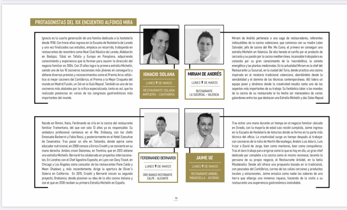 ChefPedroMario's tweet photo. Todo un lujazo poder cocinar el próximo lunes 9 de Marzo en Aspe, Alicante.
XIX Encuentros gastronómicos de @restalfonsomira
Será un placer compartir esta experiencia con amigos.
Gracias...mil
@elermitanorte
.
https://t.co/kKCq1RmJRw https://t.co/sxCrr2vMXt