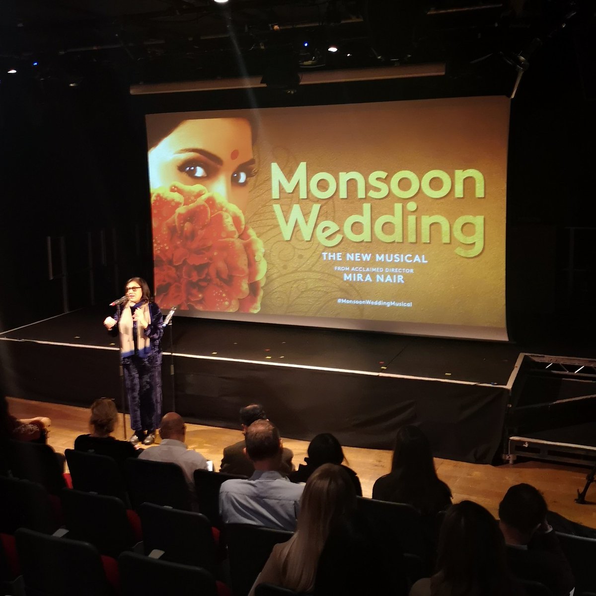 "At its core its about the universality of family" <a href="/MiraPagliNair/">Mira Nair</a> on #MonsoonWedding at our official launch event at <a href="/RoundhouseLDN/">Roundhouse</a>