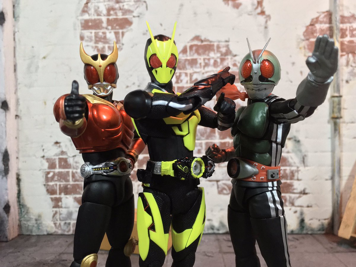 PaanAriff's tweet photo. Let’s go! The 1st Riders of their respective eras.
Showa! Heisei! Reiwa! Assemble!
“WAIT!! I’M - technically - THE 1ST RIDER OF MY ERA TOO!!
ASSEMBLE!!”
#KamenRider. #Bandai. #SHFiguarts. #Showa. #Heisei. #Reiwa. #Ichigou. #Kuuga. #Double. #ZeroOne. https://t.co/Oc15VSfPqL