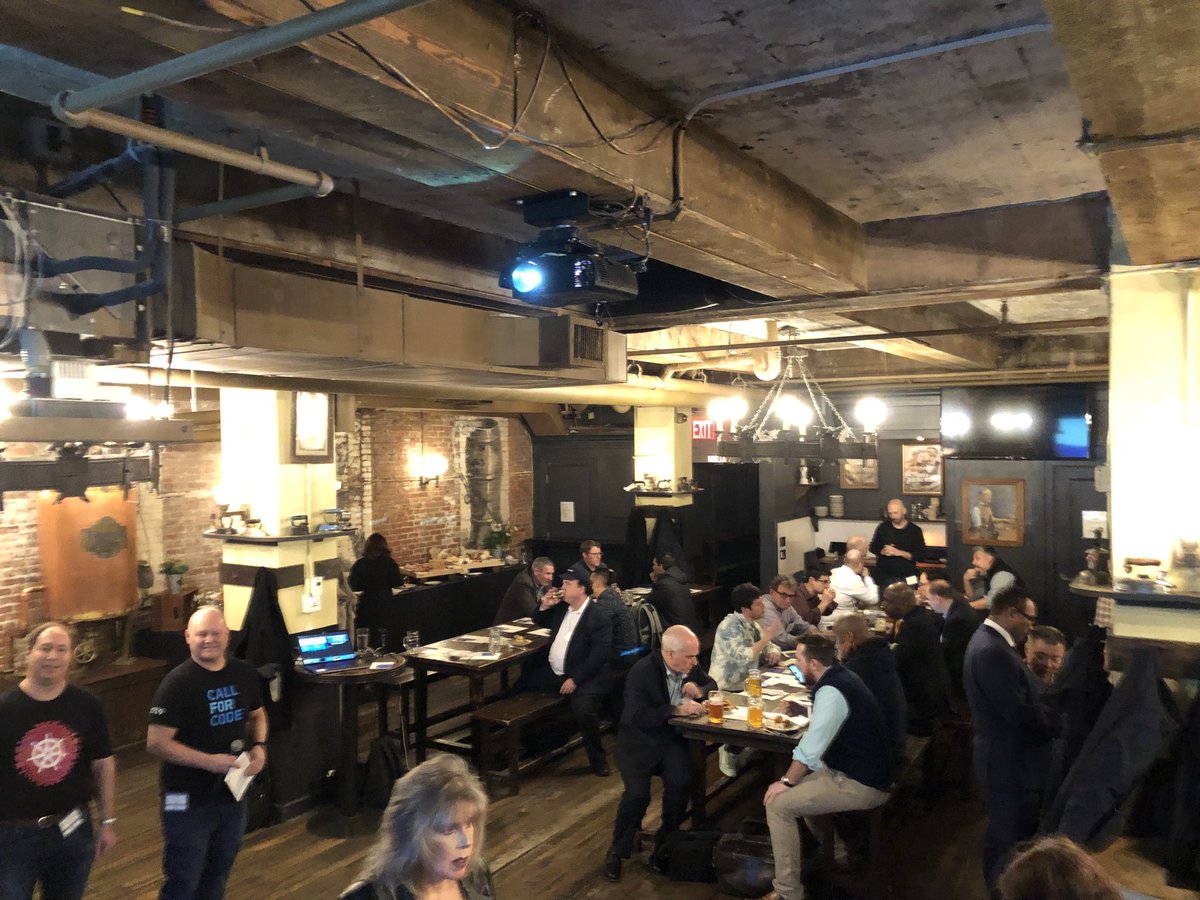 kelgoss's tweet image. Great tasting event and discussion last night with @bradtopol and @DanielKrook! And I got a signed book! #opensourceprojects #ibmdeveloper #callforcode #booksigning #techforgood
