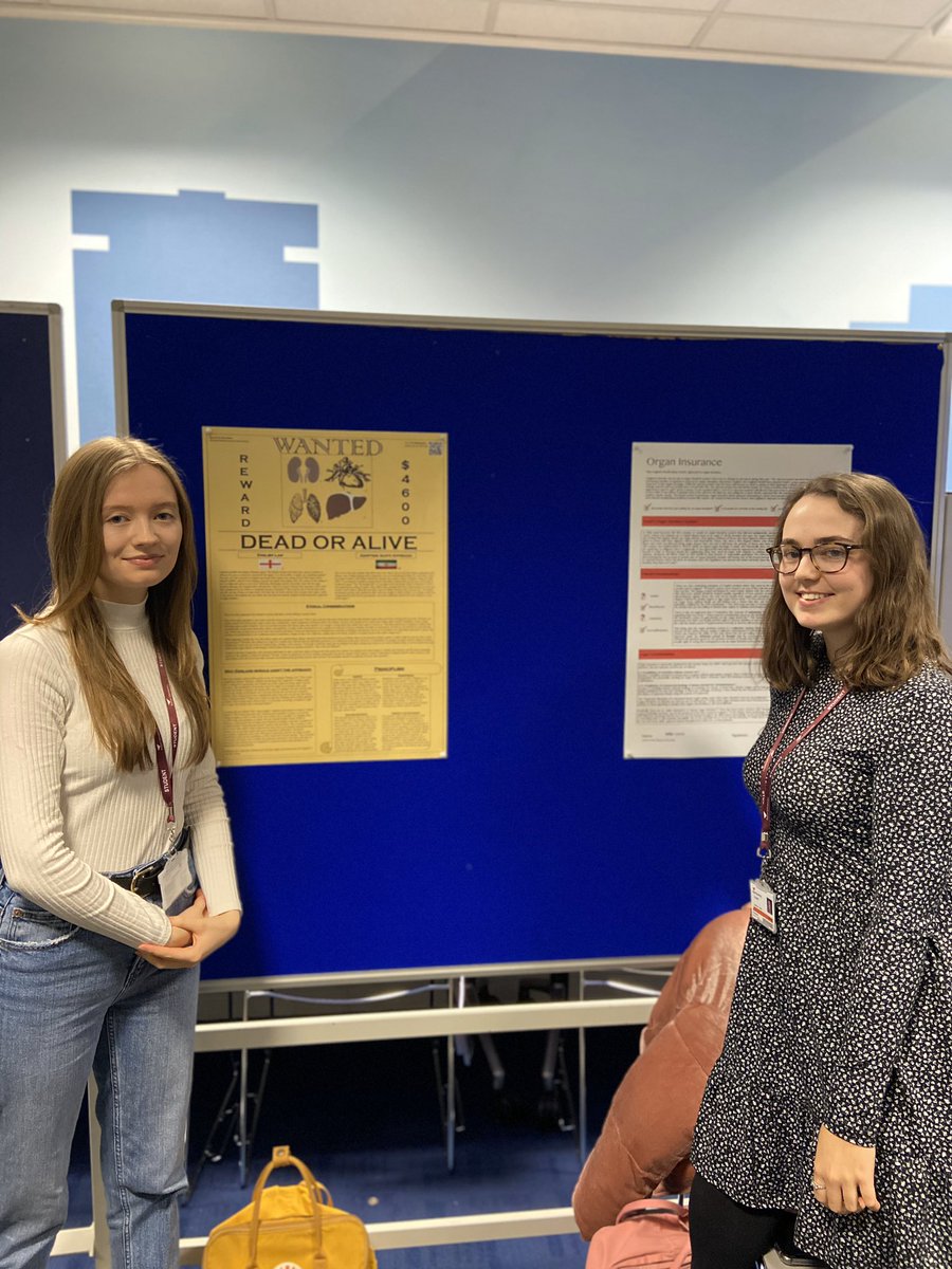 AstonLawSchool's tweet photo. It's the Medical Law &amp; Ethics Poster Showcase today at @AstonLawSchool An impressive display of research into medical law from our students. @AstonBusiness @Krislines https://t.co/M0SXIwxl2w