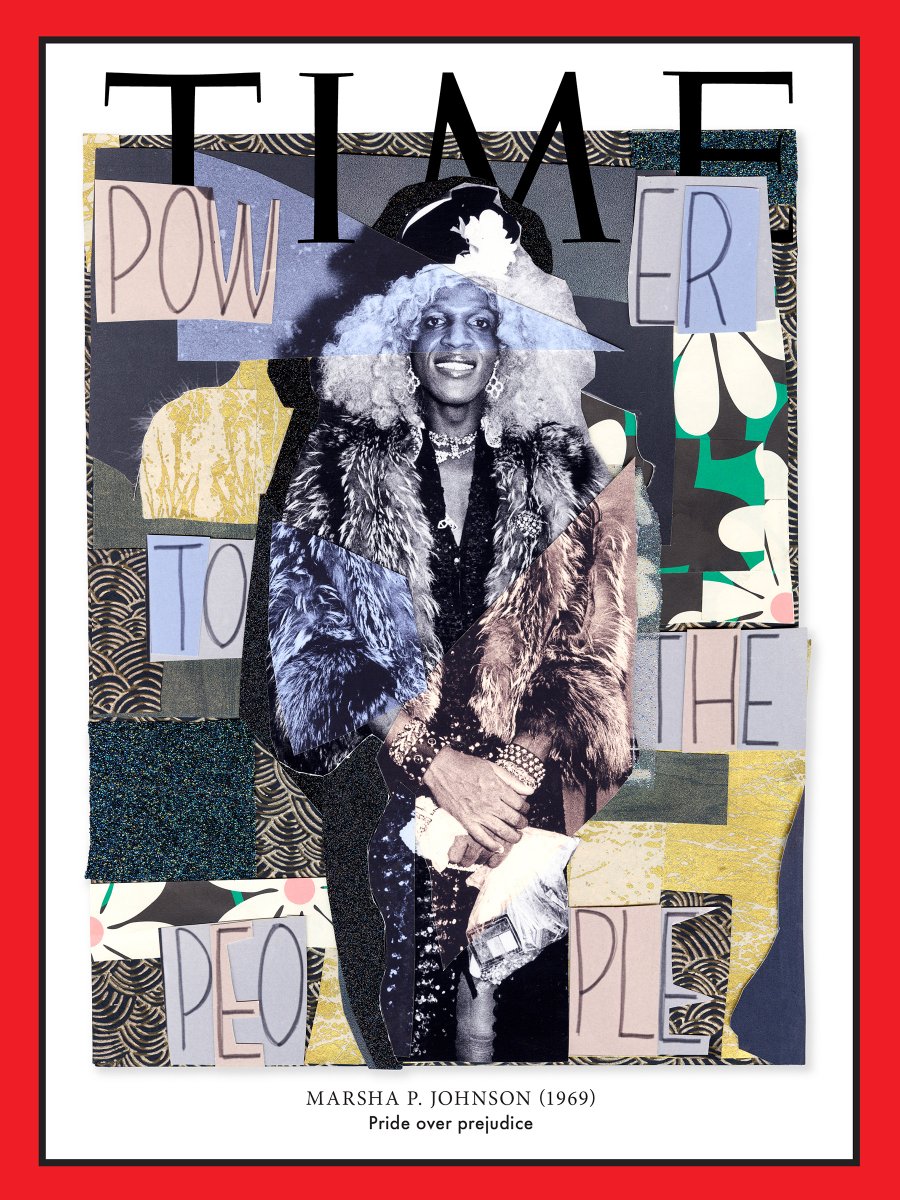 TIME's tweet photo. 1969: Marsha P. Johnson #womenoftheyear https://t.co/qxI5toQ7uT https://t.co/djyLw1cT8t