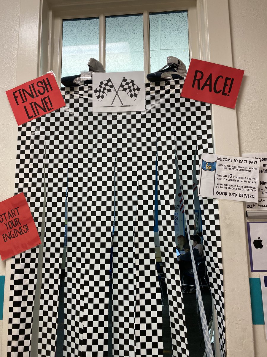 halexander_ELS's tweet photo. 3rd Graders...Start Your Engines! Off to the races with fractions on a number line! @RES_RSSS @JenniferWarden5 @KCairrikier @anna_allman @ajspinn @Ratledge3rd #waytoengage #RESthinks https://t.co/Z3yTbEl5gW