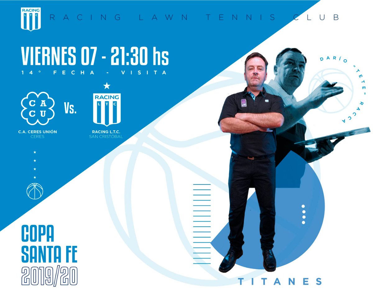 Racing_SC's tweet photo. Se viene la última fecha de la fase de grupos y Racing buscará ganar de visitante para tratar de quedar como mejor tercero de cara a los play off 💪
Los Titanes vienen de cosechar un triunfo importante en lo anímico en casa y buscan seguir con la racha positiva 🏀
#VamosRacing https://t.co/GIqODrgc5f