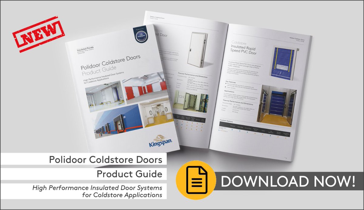 KingspanIP_MENA's tweet photo. Our new Polidoor Coldstore Doors Product Guide is Out Now!

Click here to download the guide:

https://t.co/I4J44mgsX3

#Kingspan #Polidoor #ColdstoreDoors #ProductGuide https://t.co/pgTyajjNUs