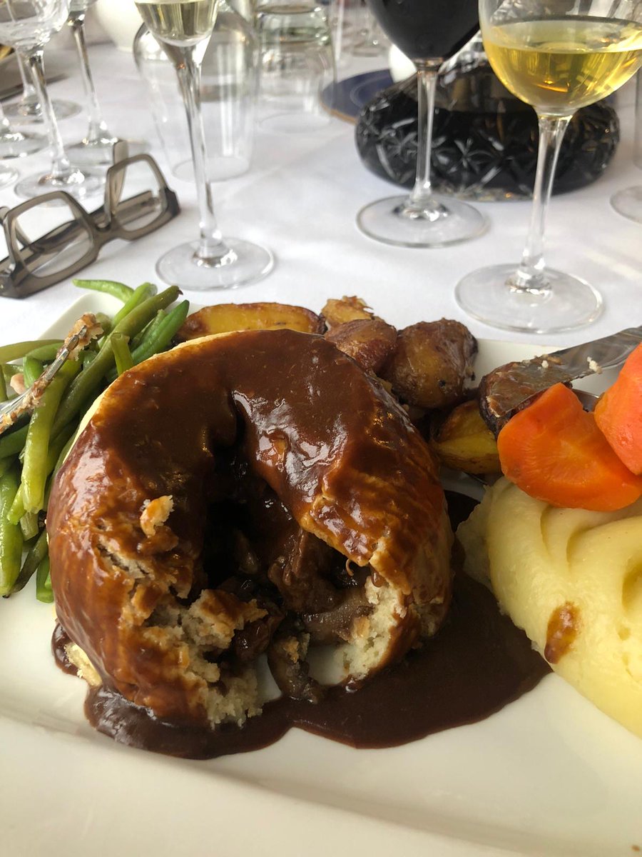 LittleAstonGolf's tweet photo. #DidYouKnow it's #BritishPieWeek2020 & here at LAGC one of the most popular dishes on our menu is our #homemade pies. If you are planning an event or golf day - give them a try. Here's one made with suet (steak & mushroom) & one with pastry - what's your favourite? @BritPieWeek https://t.co/HULnEh4Gt6