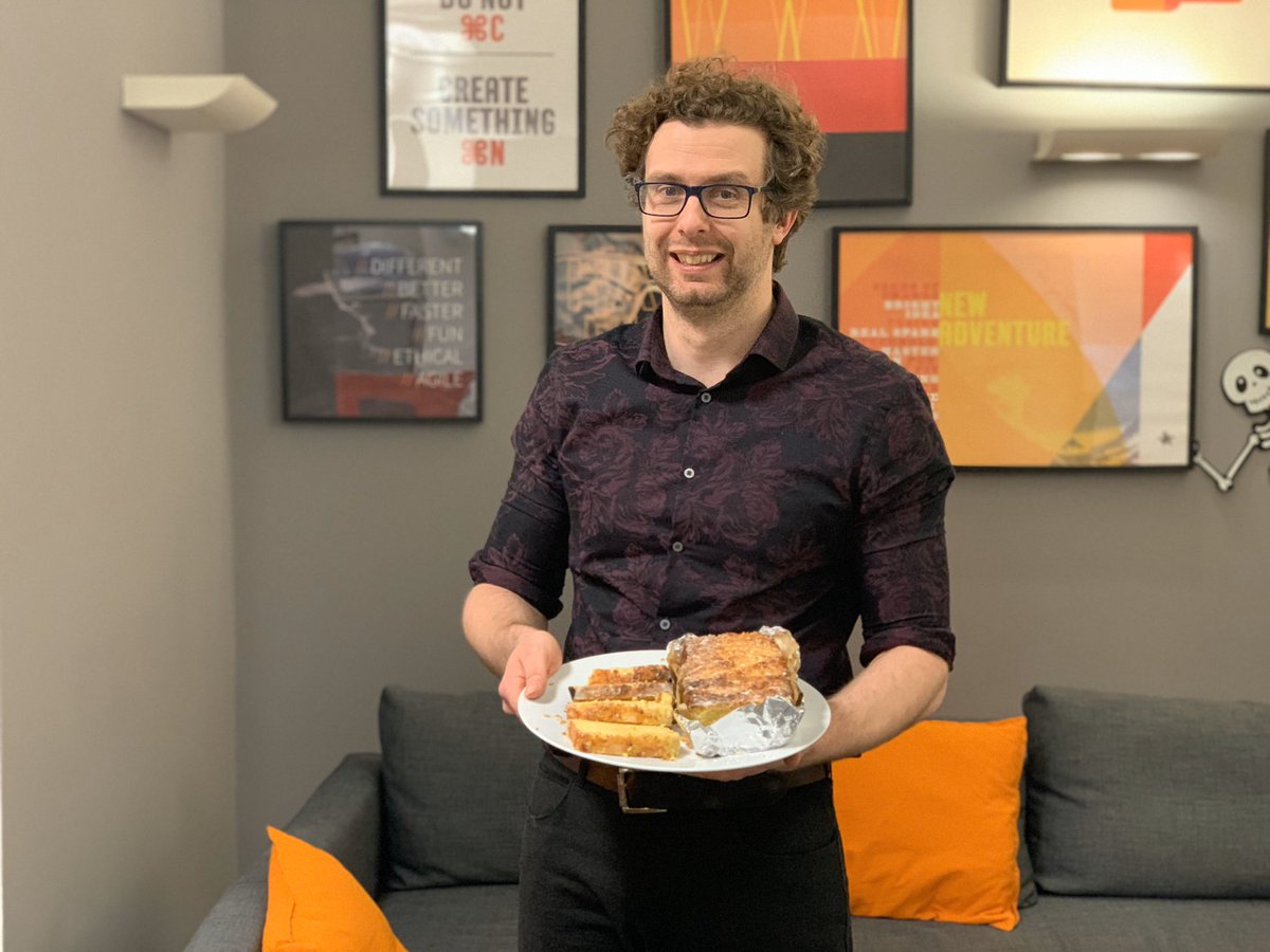 Evidence_WM's tweet photo. You thought we didn’t have cake this week didn’t you? We ALWAYS have cake on a Wednesday. This week’s bake was provided by one of our consultants, Paul Woodcraft. A lovely Lemon Drizzle to get us through the cold weather! #winningwednesday #officebake #cake https://t.co/K7z8A8Izia