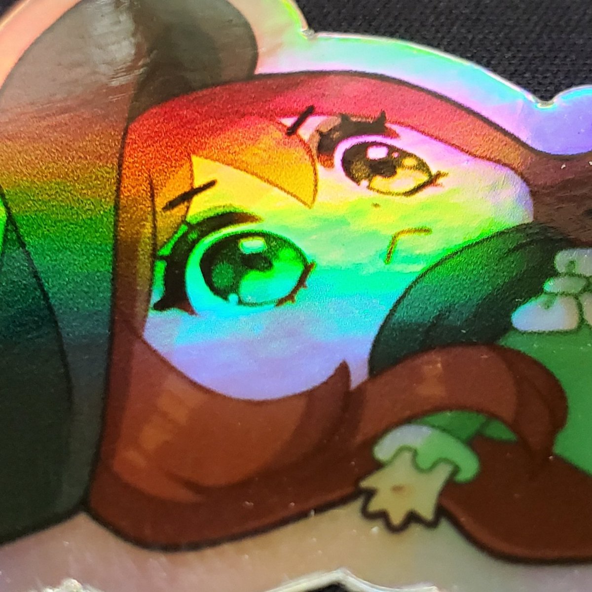 CathrenaGame's tweet photo. A sneak peek at one of the prizes on March 13th. You wont want to miss! #communityappreciationday #stickermule #holographicstickers https://t.co/4uR08xYemR