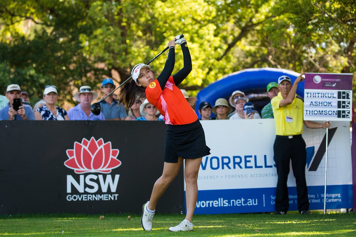 LETgolf's tweet photo. Two-time Ladies European Thailand Championship winner Atthaya Thitikul made a brilliant start to her LET professional career finishing T4 at the #WomensNSWOpen
 
Exciting career ahead for the LET’s youngest ever winner aged 14 years, 4 months &amp; 19 days as an amateur in 2017 🏆 https://t.co/0EkGVknjki