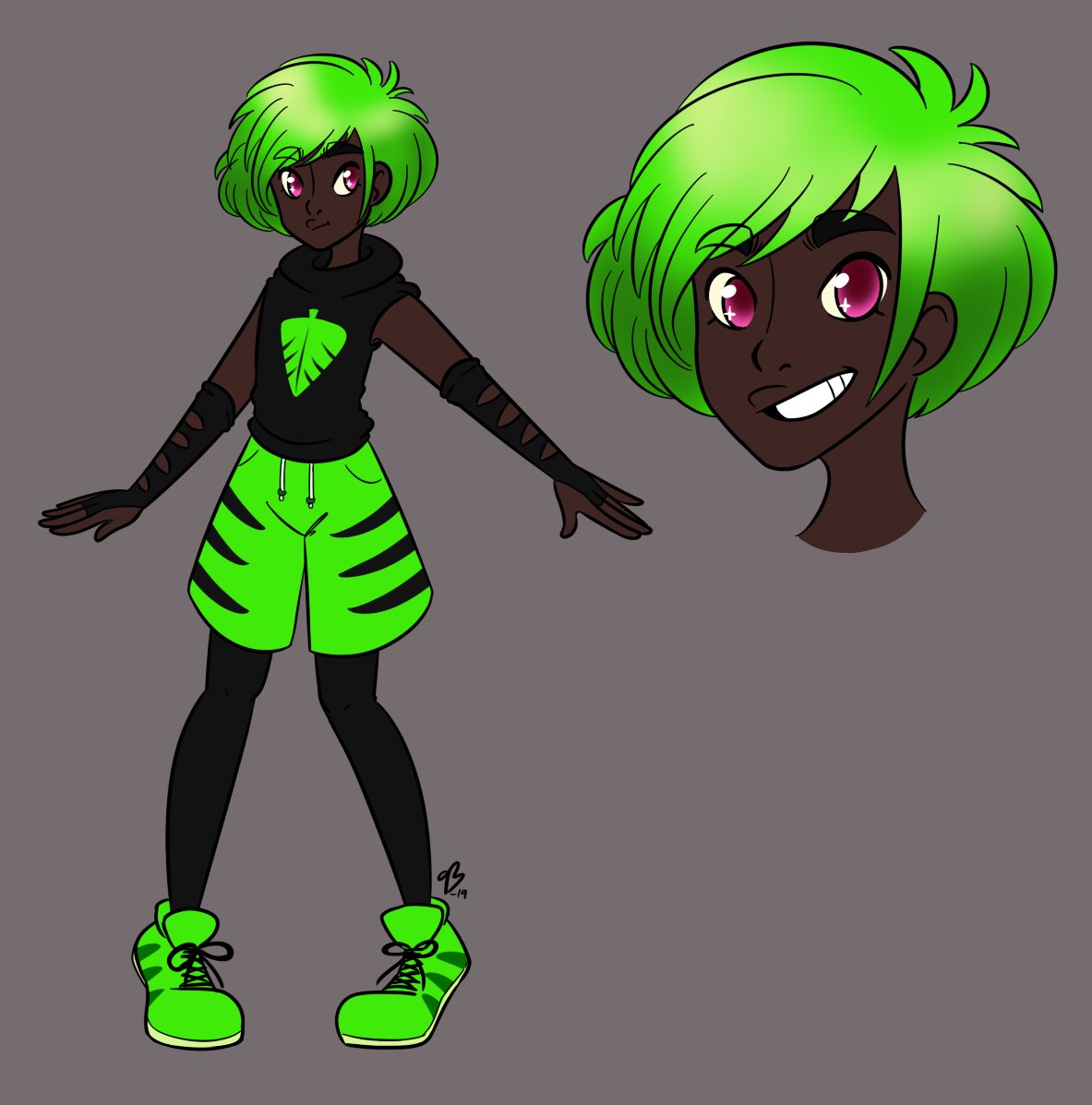 QuickTheButt's tweet photo. I have a #Hamtaro oc named Neon (ham-ham &amp; humanized) https://t.co/LpTd5q8TWg
