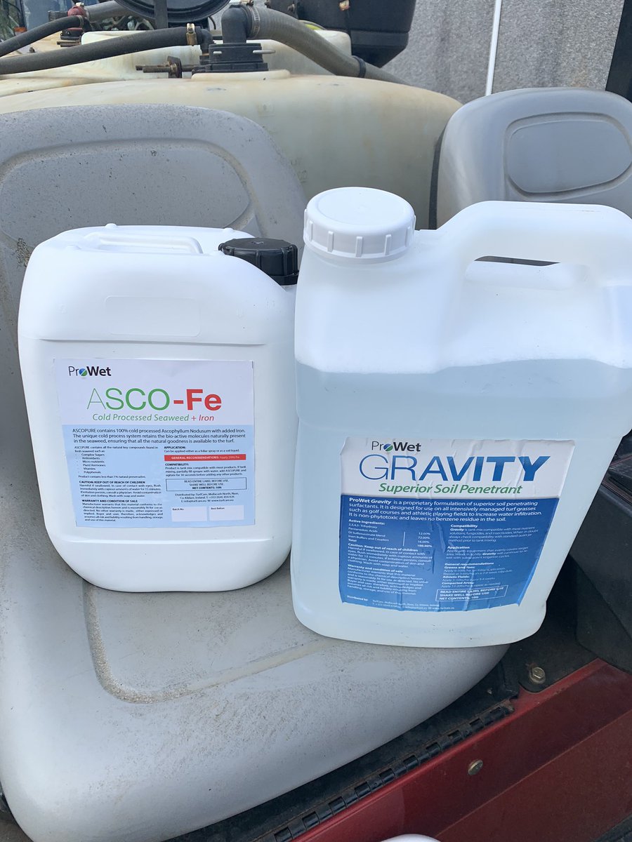 At last a nice little spray window before this weekends rain <a href="/TurfCare_IRL_UK/">TurfCare</a> @TurfcareKevin #prowet #bringonsummer #greenkeeping