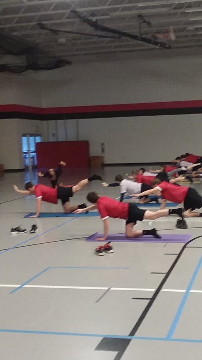 Central Cambria Physical Education Yoga..#BolandBendingTrained