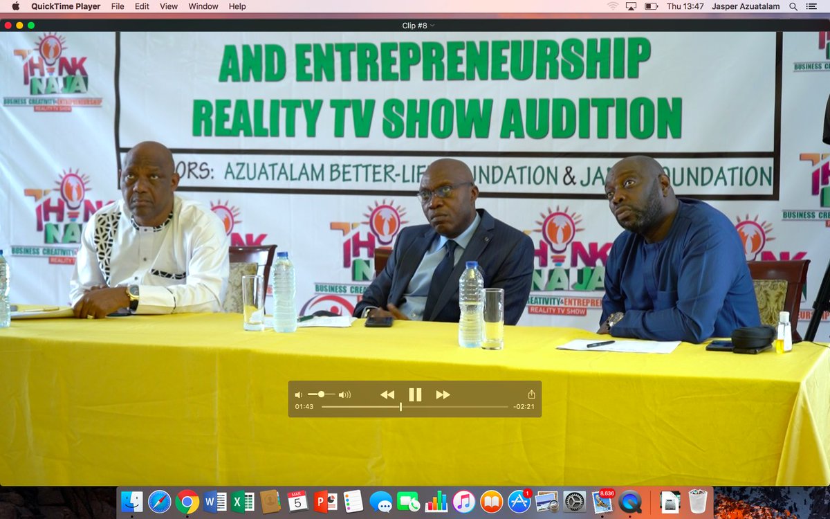 AbfBusiness's tweet photo. Our esteemed judges for the ThinkNaija Business Creativity and Entrepreneurship Reality TV Show did a very good job in Lagos and never left any stone unturned. Abuja and Owerri remaining
#ThinkNaija
#bceshow https://t.co/3tPW3Y2GjG