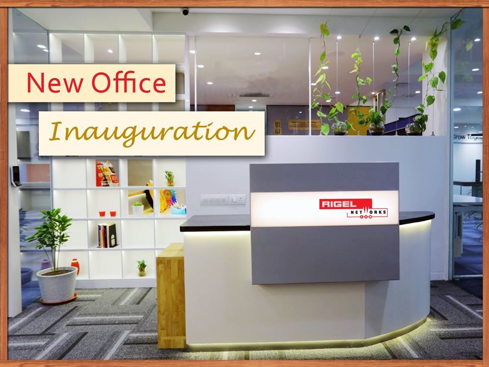 RigelBPO's tweet photo. Rigel Networks inaugurates new branch office named Blossom in Vadodara. Our new world class infrastructure facilitates our technology enthusiast towards building incredible products.

#RigelNetworks #RigelBlossom #BestPlaceToWork #WorkLife #OfficeSpace #LifeAtRigel https://t.co/IuG1uY3Nzy
